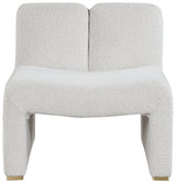 Alta Cream Boucle Fabric Accent Chair from Meridian - Luna Furniture