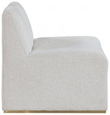 Alta Cream Boucle Fabric Accent Chair from Meridian - Luna Furniture