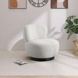 Calais Cream Boucle Fabric Accent Chair from Meridian - Luna Furniture