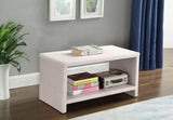 Cream Cleo Nightstand from Meridian - Luna Furniture