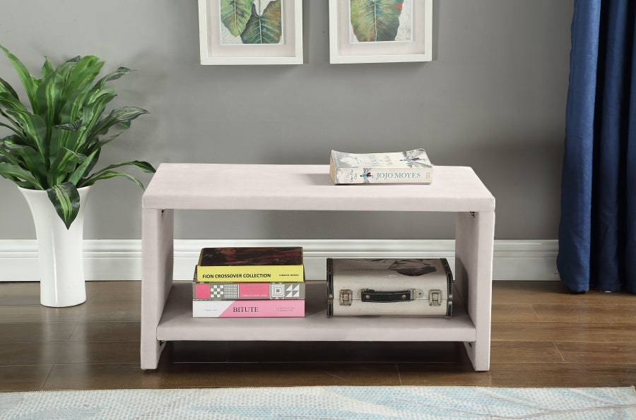 Cream Cleo Nightstand from Meridian - Luna Furniture