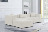 Cube Cream Modular Sectional from Meridian - Luna Furniture