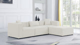 Cube Cream Modular Sectional from Meridian - Luna Furniture