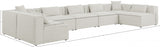 Cube Cream Modular Sectional from Meridian - Luna Furniture