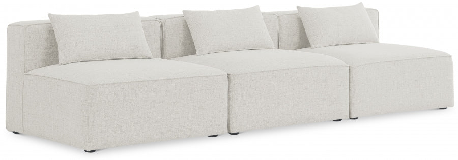 Cube Cream Modular Sofa from Meridian - Luna Furniture