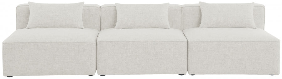 Cube Cream Modular Sofa from Meridian - Luna Furniture