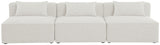 Cube Cream Modular Sofa from Meridian - Luna Furniture