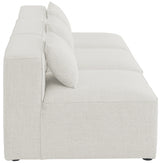 Cube Cream Modular Sofa from Meridian - Luna Furniture