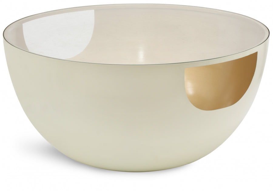 Cream Doma Coffee Table from Meridian - Luna Furniture