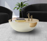 Cream Doma Coffee Table from Meridian - Luna Furniture