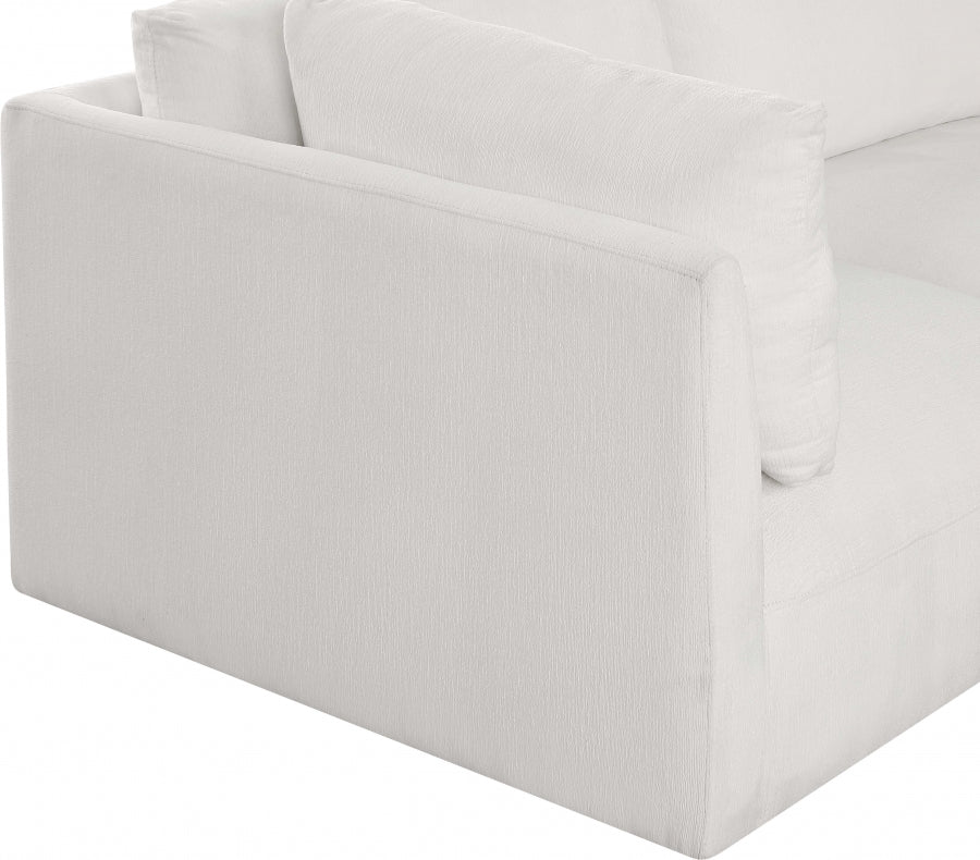 Cream Ease Fabric Modular Sectional from Meridian - Luna Furniture