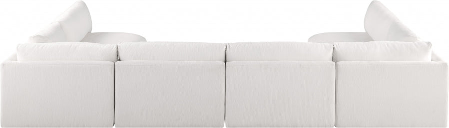 Cream Ease Fabric Modular Sectional from Meridian - Luna Furniture