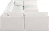 Cream Ease Fabric Modular Sectional from Meridian - Luna Furniture