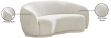 Hyde Cream Boucle Fabric Loveseat from Meridian - Luna Furniture