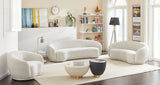 Hyde Cream Boucle Fabric Sofa from Meridian - Luna Furniture