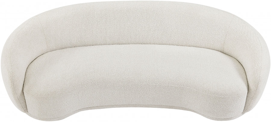 Hyde Cream Boucle Fabric Sofa from Meridian - Luna Furniture