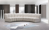 Infinity Cream Modular 4-Piece Sectional from Meridian - Luna Furniture