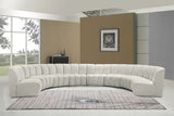 Infinity Cream Modular 8-Piece Sectional from Meridian - Luna Furniture