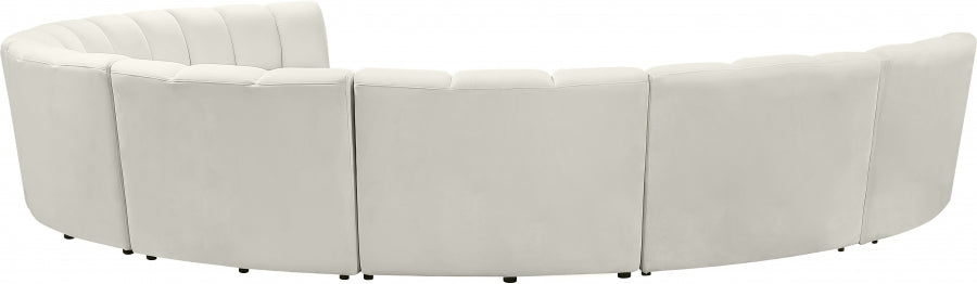 Infinity Cream Modular 8-Piece Sectional from Meridian - Luna Furniture