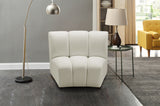 Infinity Cream Modular Chair from Meridian - Luna Furniture