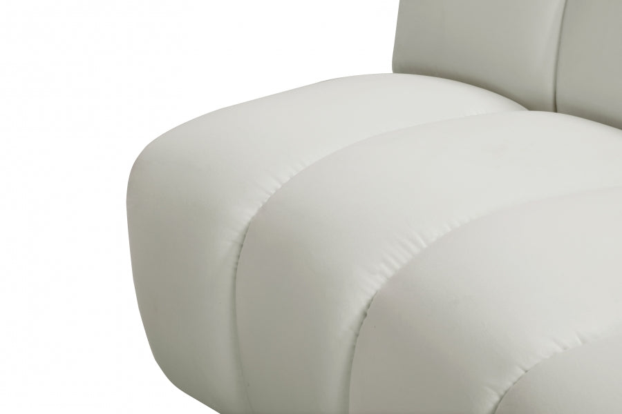 Infinity Cream Modular Chair from Meridian - Luna Furniture