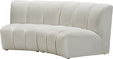 Infinity Cream Modular Loveseat from Meridian - Luna Furniture