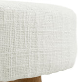 Jasper Cream Boucle Fabric Counter Stool from Meridian - Luna Furniture