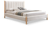 Cream Kona Fabric Full Bed from Meridian - Luna Furniture