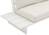 Maldives Cream Waterproof Fabric Outdoor Modular Sectional from Meridian - Luna Furniture