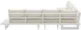 Maldives Cream Waterproof Fabric Outdoor Modular Sectional from Meridian - Luna Furniture