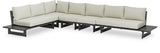 Maldives Cream Waterproof Fabric Outdoor Modular Sectional from Meridian - Luna Furniture