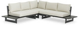 Maldives Cream Waterproof Fabric Outdoor Modular Sectional from Meridian - Luna Furniture