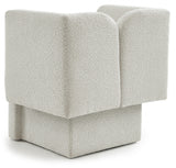 Marcel Cream Boucle Fabric Chair from Meridian - Luna Furniture