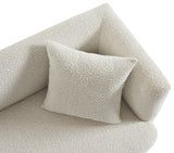 Marcel Cream Boucle Fabric Loveseat from Meridian - Luna Furniture