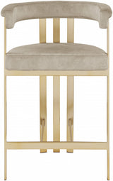 Marcello Cream Counter Stool from Meridian - Luna Furniture