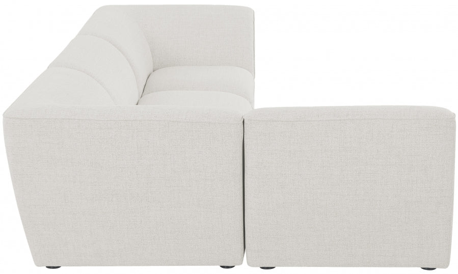 Miramar Cream Modular Sectional from Meridian - Luna Furniture