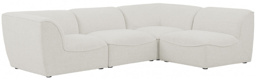 Miramar Cream Modular Sectional from Meridian - Luna Furniture