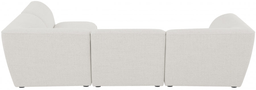 Miramar Cream Modular Sectional from Meridian - Luna Furniture