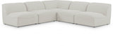 Miramar Cream Modular Sectional from Meridian - Luna Furniture