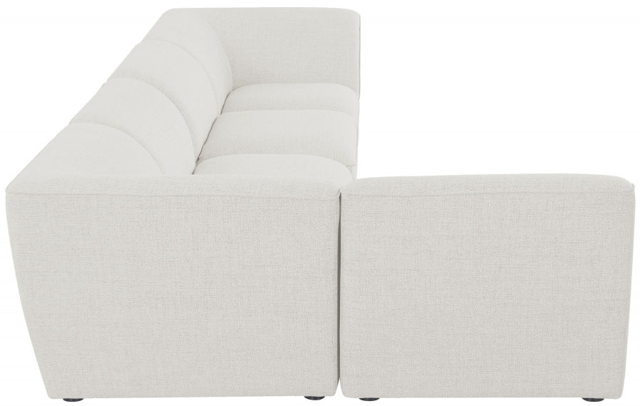 Miramar Cream Modular Sectional from Meridian - Luna Furniture