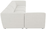 Miramar Cream Modular Sectional from Meridian - Luna Furniture