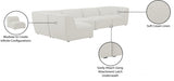 Miramar Cream Modular Sectional from Meridian - Luna Furniture