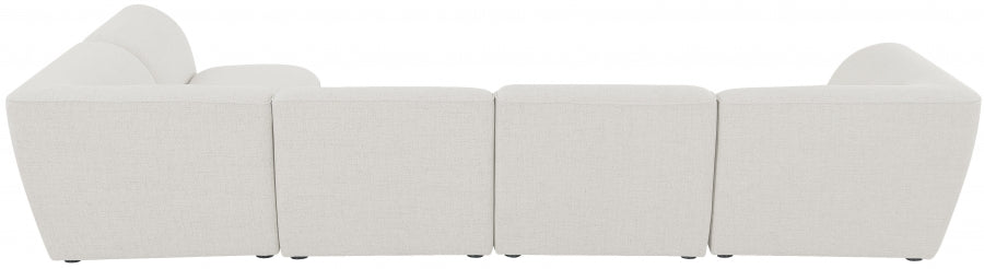 Miramar Cream Modular Sectional from Meridian - Luna Furniture