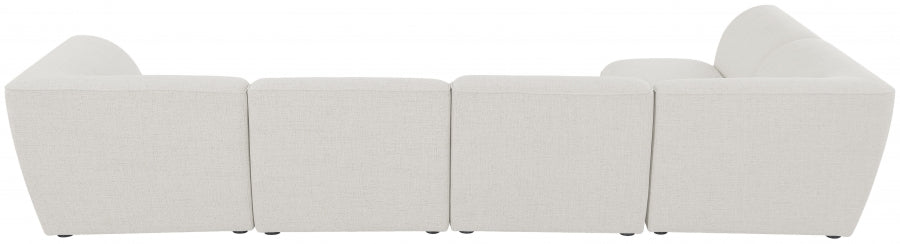 Miramar Cream Modular Sectional from Meridian - Luna Furniture