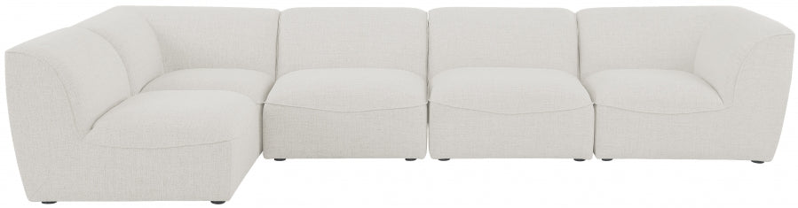 Miramar Cream Modular Sectional from Meridian - Luna Furniture