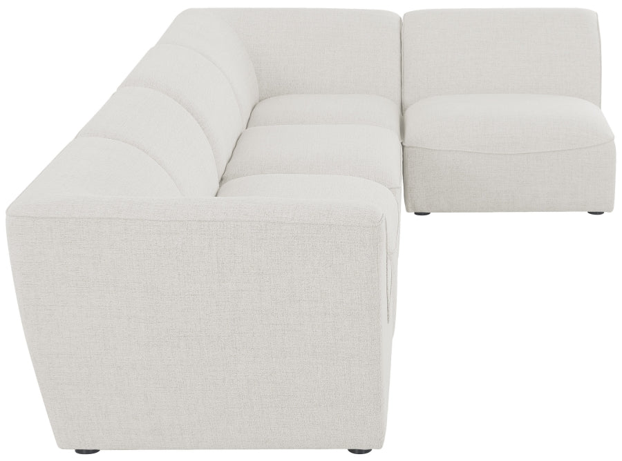 Miramar Cream Modular Sectional from Meridian - Luna Furniture