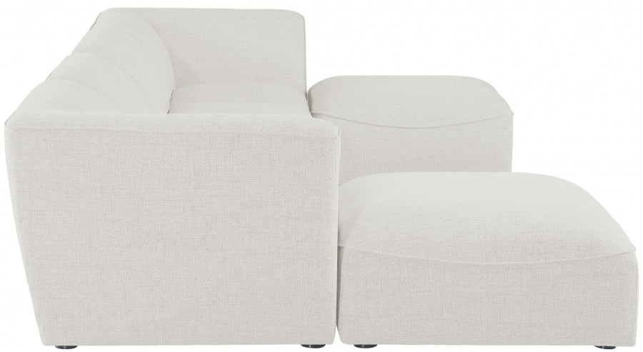 Miramar Cream Modular Sectional from Meridian - Luna Furniture