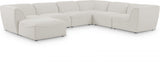 Miramar Cream Modular Sectional from Meridian - Luna Furniture