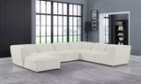 Miramar Cream Modular Sectional from Meridian - Luna Furniture