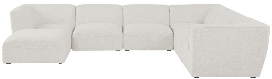 Miramar Cream Modular Sectional from Meridian - Luna Furniture